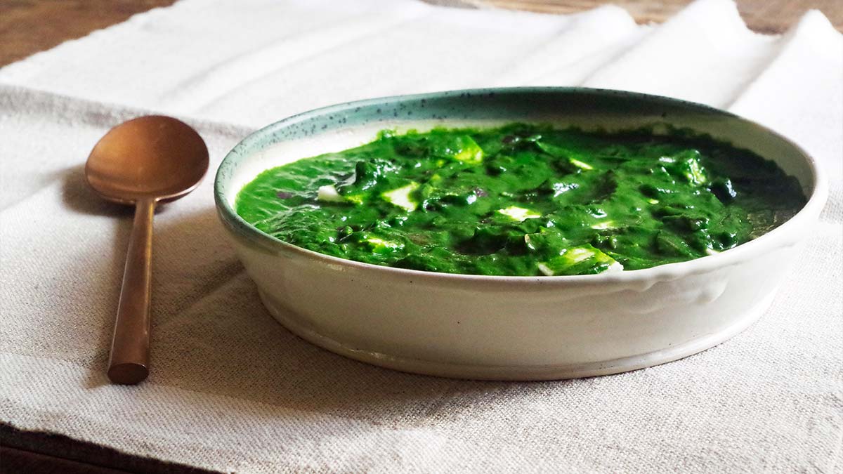 Palak paneer : recette d'épinards à l'indienne - nutriting